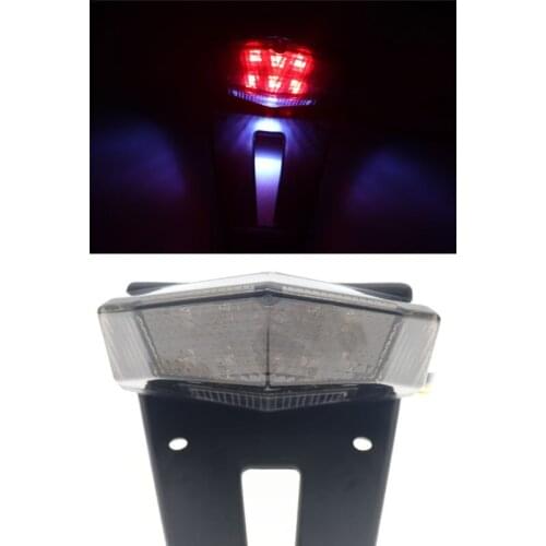 Motorcycle Rear Fender Tail Lamp Cross Country 12V LED Brake Lamp For SUZUKI HUSQVARNA TE250 TE300 RMZ250 RMZ450 DRZ40