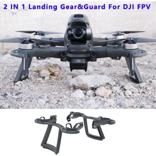 FPV Drone Protection Guard Heightening Landing Gear 2 in 1 Multifunctional Stand For DJI FPV Drone Accessories