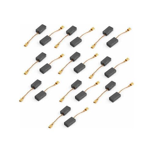 10 Pairs Metric 15mm x 8mm x 5mm Motor Carbon Brushes for Angle Grinder