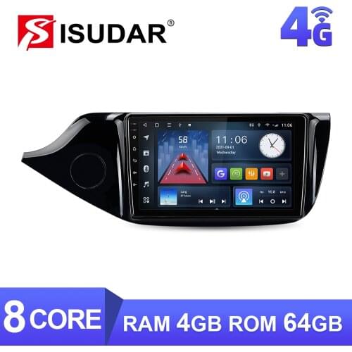 ISUDAR V57S Android Autoradio For Kia CEED Cee'd 2 JD 2012-2016 Car Multimedia Player GPS Auto Stereo System Camera IPS No 2 Din