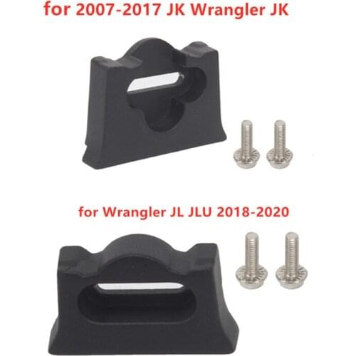 Car Tailgate Latch Stop Bumper Compatible with -Jeep Wrangler-JL 2007-2017 2018-2019-2020 Stopper Screws Cover Protector Trim