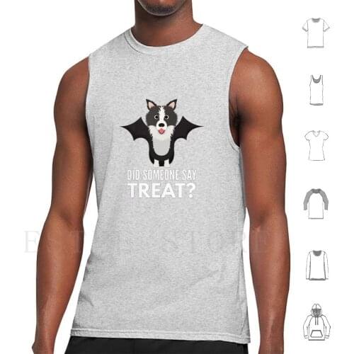 Border Collie Halloween Trick Or Treat Tank Tops Vest Sleeveless Trick Or Treat Halloween Collie Collies Collie Mom Collie