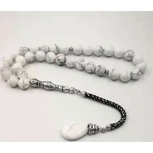 HOLOLITE STONE Turquoises Tasbih 2019 style misbaha natural stone rosary Muslim 33 66 99 prayer beads March 8 Jewelry gift