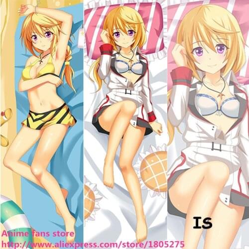 Hentai Sexy Japan Anime Pillowcase IS Infinite Stratos Charlotte Dunois Lovely decorative Hugging Body Pillow Case