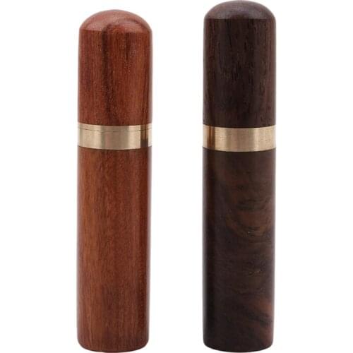 Multifunction Rosewood Wood Toothpick Holder Box Needle box Bucket Case Hiking Portable Craft Handmade Gift Indoor Outdoor Use