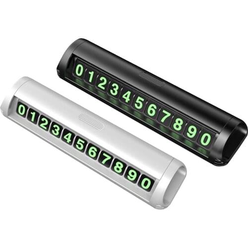 Number Secret Luminous Car Parking Telephone Number Notification Plate Temporary Parking Card
