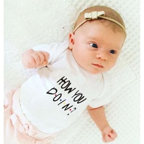 Letter New Born baby girl clothes One-Pieces Rompers Baby Clothing Toddler Infant Kids Boys Jumpsuit Outfits