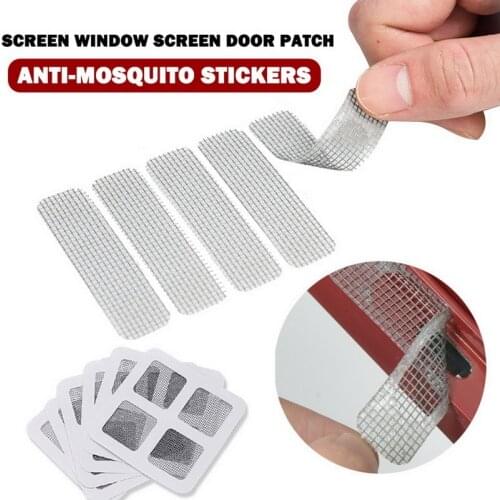 Fix Net Window Home Adhesive Anti Mosquito Fly Bug Insect Repair Screen Wall Patch Stickers Mesh Window Screen Window Net Mesh
