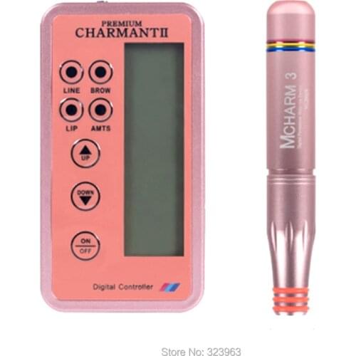 Dermograf Charmant 3 Tattoo Pen Machine for Permanent Makeup Microblading Pen Liner Shader Eyebrow Lip MTS for Cartridge Needles