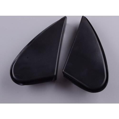 1 Pair Car Front Side View Mirror Corner Triangle Cover Cap Black Fit for Toyota Corolla 60118-02170 60117-02170 2014 2015 2016