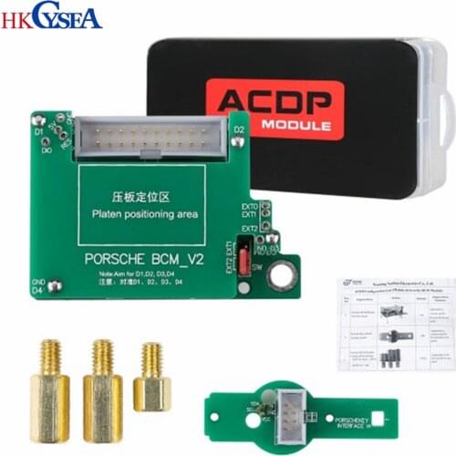 Yanhua Mini ACDP Module10 P orsche BCM Key Programming Support Add Key & All Key Lost from 2010-2018