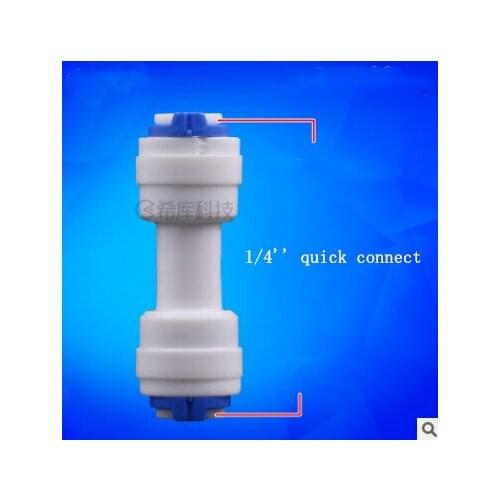 10 PC K154 Straight union 1/4" Equal Straight Tube OD Quick Connect Connector Fitting RO Water Reverse Osmosis Aquarium System