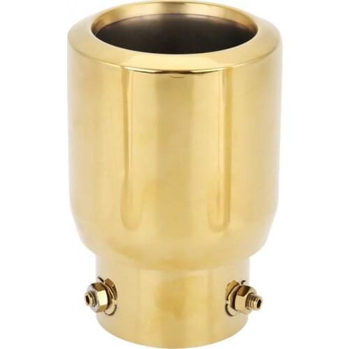 Car Modification 72mm Exhaust Muffler Rear Pipe Tailpipe End Tip for Toyota Prado 2010 2011 2012 2013 2014 2015 2016 2017