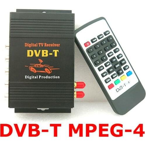Car Accessories Digital DVB-T(MPEG-4) Double tuner Digital TV receiver Car DVD Player Free Shipping