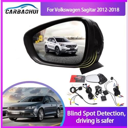 Car Blind Spot Monitoring for Volkswagen Sagitar 2012-2018 BSD BSM Radar Detection System Microwave Sensor Assistant Security