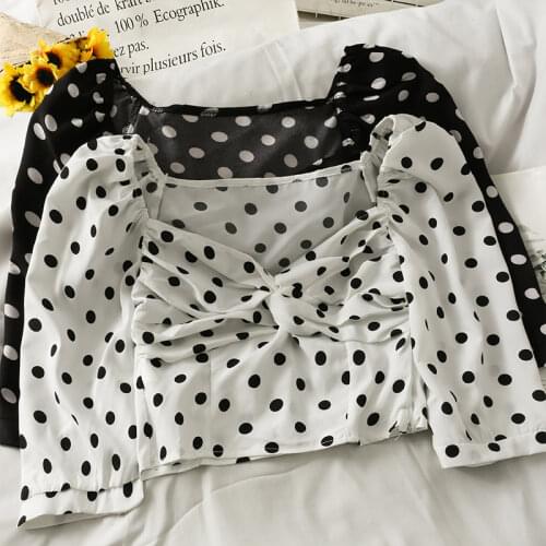 Блузки в горошек Dancing JL Ants China At AliExpress