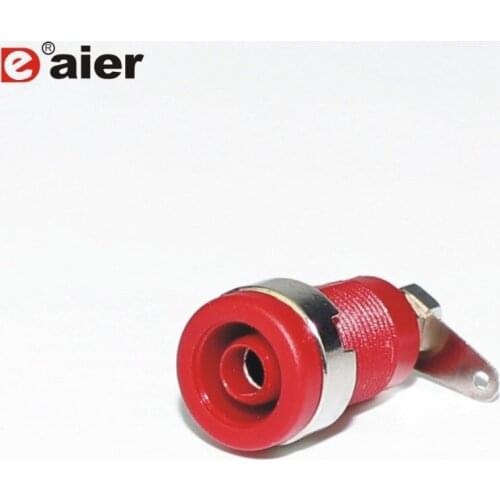 10PCS 4mm Banana Socket Professional Screw Safety Protection Binding Post Nut Terminal Blocks Banana Female Plug Banana Jacks