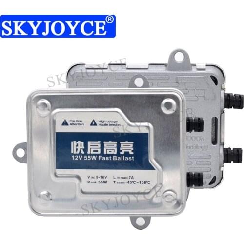 SKYJOYCE Hot Sale Car Headlight Kit 55W HID Ballast Fast Bright Quick Start Digital Slim Ballast Reactor AC 12V HID Ballast 55W