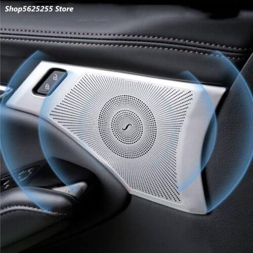 Car Door Sound Horn Cover For Mazda 3 2020 2021 Accessories Anti-kick Interior Modification Acoustics Decoration