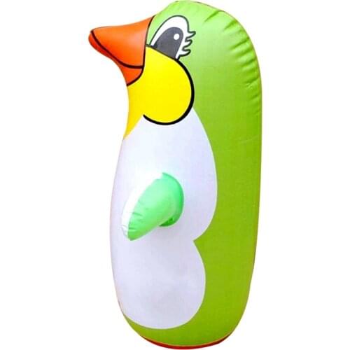 Inflatable Penguin Toy Dolphin Penguin Tumbler Children Pinguino Inflatable Toys Animal Balloon 36CM Educational Cognitive Toys