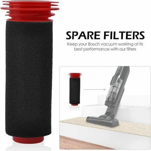 2Pcs Washable Filter Stick Foam Filter Kit For BOSCH Athlet BCH6L2560 BCH6ZOOO Vacuum Cleaner Reusable Replace And Disassemble