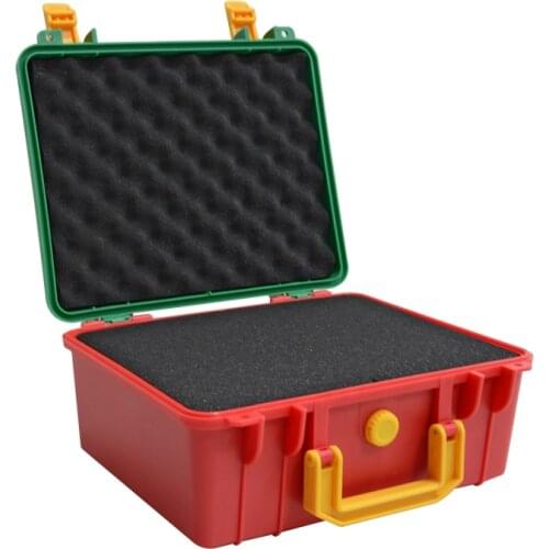 Portable Safety Instrument Tool Box ABS Plastic storage Toolbox suitcase Sealed Tool case box