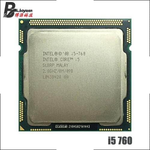 Intel Core i5-760 i5 760 2.8 GHz Quad-Core CPU Processor 8M 95W LGA 1156