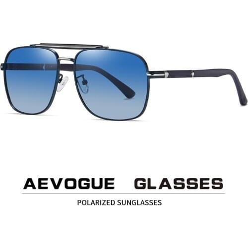 AEVOGUE New Fashion Squar Polarized Sunglasses Retro Outdoor Sunglasses Men UV400 AE1061