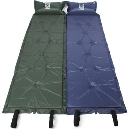 Bump camping inflatable cushion tent moisture cushion inflatable bed outdoor cushion single sleeping mat AT6203 cross border