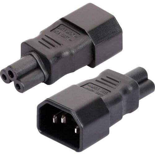 Universal IEC320 C13 C14 to C5 C6 C7 C8 C19 C20 C21 Convert Connector UPS PDU Male to Female EU US power plug adapter Socket