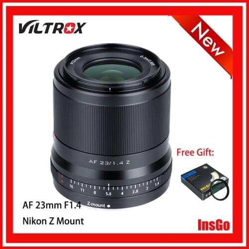 Viltrox 23mm F1.4 Auto Focus Large Aperture Portrait Lens APS-C for Nikon Z Mount Camera Lens Zfc Z5 Z6 Z7 II Z50