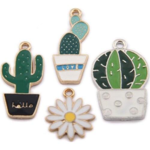 15-28MM 40Pcs Mix Colors KC Gold Color Alloy Metal Pendants Jewelry Charms