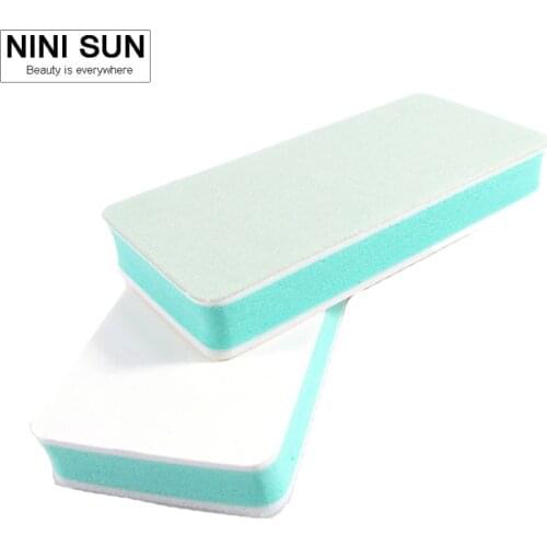 4Pcs White Nail Buffer/Files Block Double-Sided Nail Art Tool Manicure Device Durable Nail File Polish Tool Limas Para Manicura