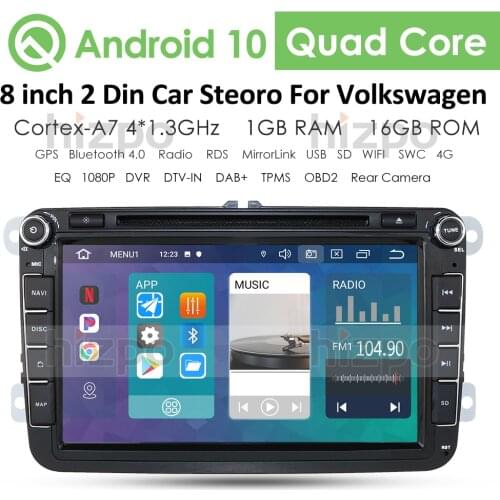 2 Din Android Car Radio DVD for VW GOLF 5 6 POLO Sedan PASSAT B6 CC JETTA TIGUAN TOURAN EOS SHARAN SCIROCCO CADDY Multimedia
