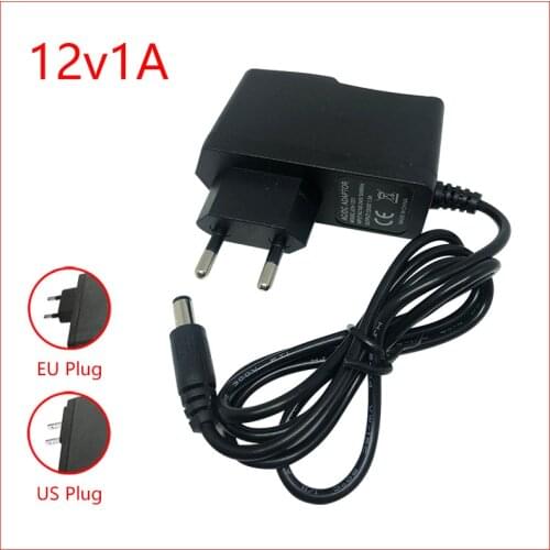 AC/DC 220V To 12V 1A Power Supply AC DC 12 V Volt 1A 2A Switching Power Adapter Lighting Transformers Power Supply For LED Strip