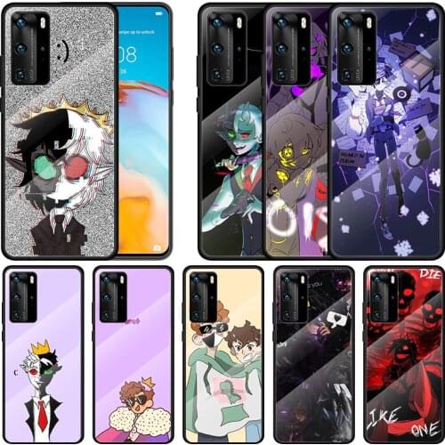 Dream Smp Ranboo For Huawei P40 P30 P20 P10 Pro Plus Lite 5G 2019 Tempered Glass Cover Shell Luxury Phone Case