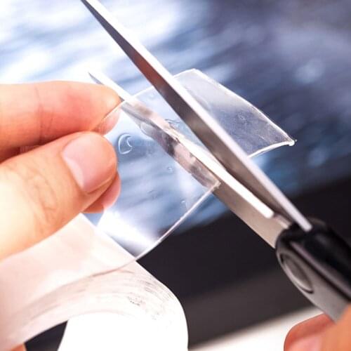 Hot Monster Tape Waterproof Wall Stickers Reusable Heat Resistant Bathroom Home Decor Tapes Transparent Double Sided Nano Tape