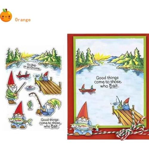 Little Man Transparent Clear Stamps for DIY Scrapbooking/Card Making/Kids Christmas Fun Decoration Supplies