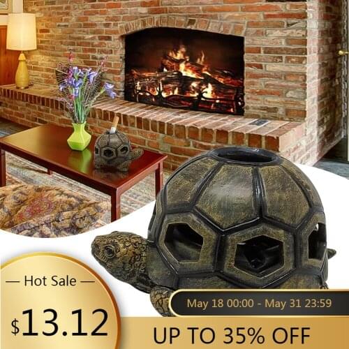 Cartoon Animal Ashtray Creative Portable Resin Turtle Snail Cigarette Ash Holder Fathers Day Gift Home Office Table Decor