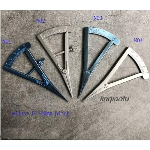 Fine pitch gauge With a ruled line gauge Mini 45*85mm