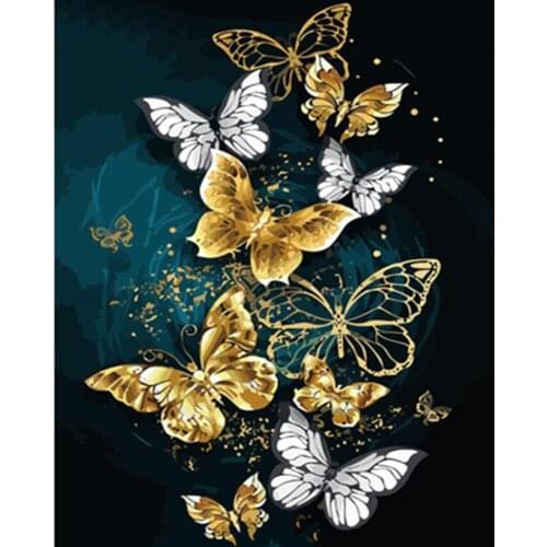 New Full Square diamant Mosaic Art Butterfly DIY Diamond painting Cross Ctitch Kits living Decoration Daimond painting 30X40cm