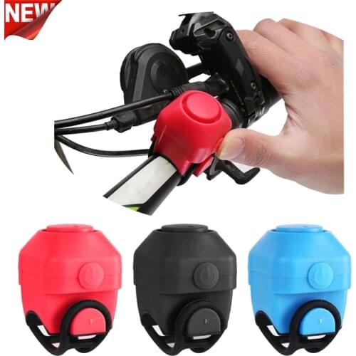 New Bike Electronic Loud Horn 130 db Warning Safety Electric Bell Siren Bicycle Mini Portable MTB Road Cycling Handlebar Bells