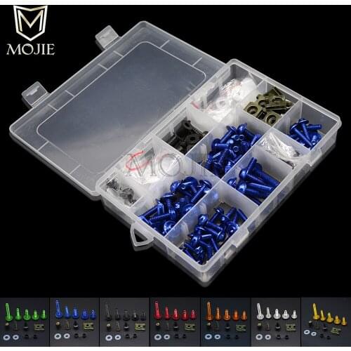 Fairing Bolts Motorcycle Aluminum Kit Spire Speed Fastener Clips Screw Spring Bolts Nuts For Vmax Virago 535 V-Star 650 1100