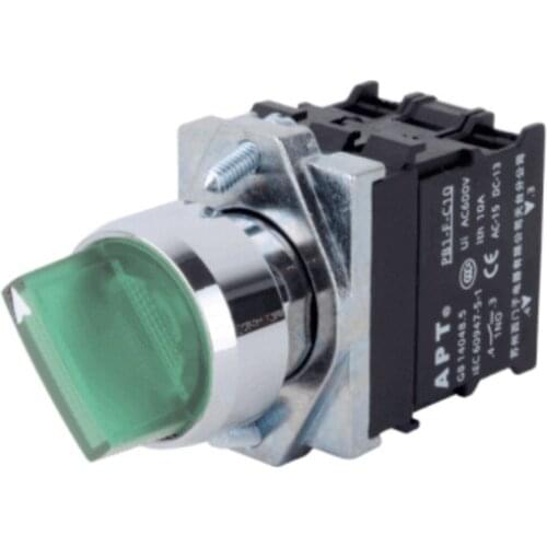 PB1S-11XD/g23 101385722 PB1S combination knob with short metal handle and lamp 22mm