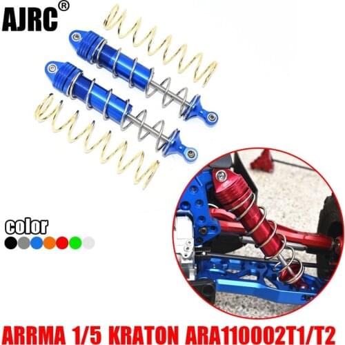 ARRMA 1/5 KRATON 8S ARA110002T1/T2 OUTCAST aluminum alloy thick spring shock absorber L=177mm front shock absorber ARA330609