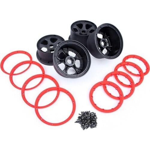Wheel hub rim beadlock set for 1/5 rc car LOSI 5IVE-T 5t