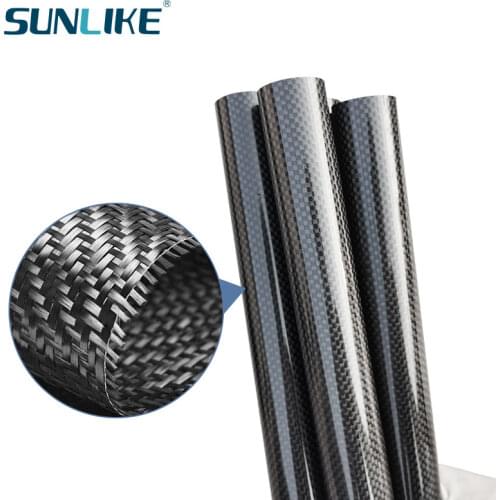 2 PCS Carbon Fiber Tube Pipe Length 500mm Diameter 10mm 12mm 13mm 14mm 15mm for RC Model Airplane Drone Accessories