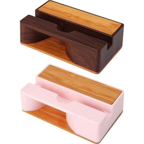 Solid Wooden Phone Holder Amplifier Universal Portable Physical Loudspeaker Sound Amplifier Bracket Desktop Grip Stand Support