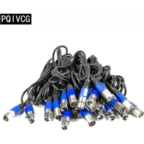 10pcs/3-PIN dmx signal lines dmx Signal cable Led par light Moving head lights dmx cable