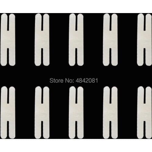 100pcs/lot 0.2x30x8mm H type Nickel Plated Steel Strap Strip Sheets for 2P 18650 power battery pack spot welding spot welder